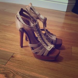 Beige & Tan Heels